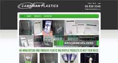 Desktop Screenshot of cambrianplastics.co.nz